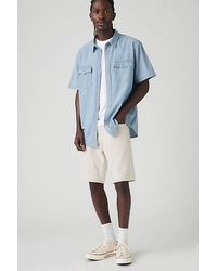 Levi's - 468 Loose Linen+ Denim Shorts - Lyst
