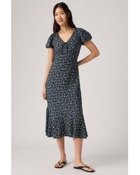 Levi's - Lira Short Sleeve Midi Dress - Lyst