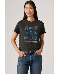 Levi's - Klassisches T Shirt Mit Grafik - Lyst