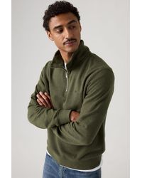 Levi's - Original Housemark Quarter Zip Pullover - Lyst