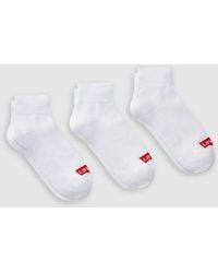 Levi's - Mid Cut Batwing Logo Recycled Cotton Socks 3 Pack - Lyst