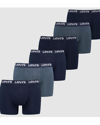 Levi's - Repeat Logo Boxer Brief 6 Pack - Lyst