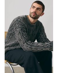 Levi's - Carmel Cable Crewneck Sweater - Lyst