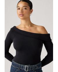 Levi's - Clara Off Shoulder Long Sleeve Top - Lyst