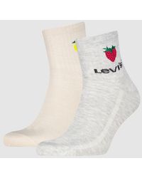 Levi's - High Mid Cut Fruit Graphic Socks 2 Pack - Lyst