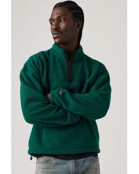 Levi's - Redwood Half Zip Sweatershirt - Lyst