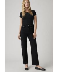 Levi's - Ribcage Straight Ankle Jeans - Lyst