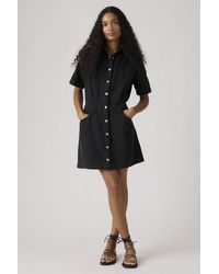 Levi's - Short Sleeve Logan Western Dress - Lyst