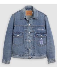 Levi's - England Football Type Ii Trucker Jacket - Lyst