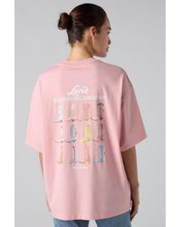Levi's - Short Stack T Shirt Met Print - Lyst