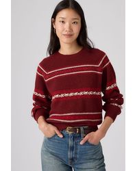 Levi's - Jolie Fairisle Crewneck Sweater - Lyst