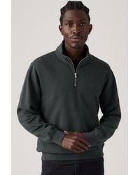 Levi's - Original Housemark Quarter Zip Pullover - Lyst