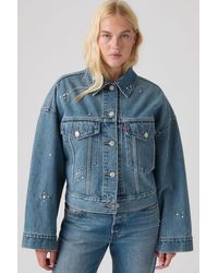 Levi's - Loose Crop Trucker Jacket - Lyst