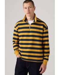 Levi's - Felpa Cameron Con Zip A Tre Quarti - Lyst