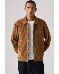 Levi's - Ports Boxy Zip Up Overshirt - Lyst