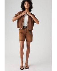 Levi's - 501 Original High Rise Mid Thigh Jean Shorts - Lyst