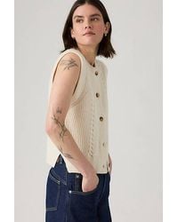 Levi's - Ines Cable Sweater Vest - Lyst
