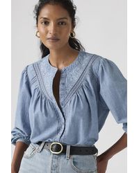 Levi's - Cleo Long Sleeve Blouse - Lyst