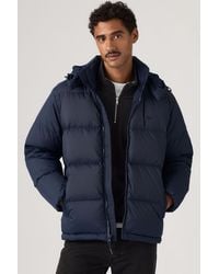 Levi's - Rockwell Hooded Puffer - Lyst
