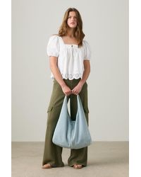 Levi's - Darling Short Sleeve Cutwork Blouse - Lyst