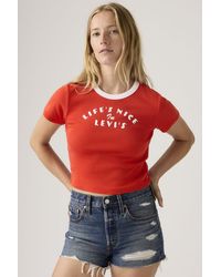 Levi's - Graphic Ringer Mini Tee - Lyst