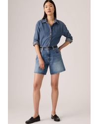Levi's - High Rise Baggy Shorts - Lyst