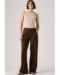 Levi's - Cinch Wide Leg Linen Trousers - Lyst