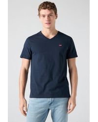 Levi's - Classic Housemark V Neck Tee - Lyst