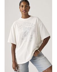 Levi's - Short Stack T Shirt Met Print - Lyst