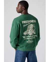 Levi's - Boxy Graphic Crewneck Sweatshirt - Lyst