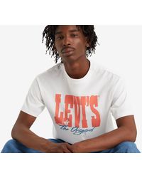 Levi's - T shirt stampata vintage fit - Lyst