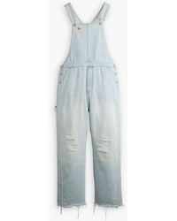 Levi's - X erl denim overall - Lyst