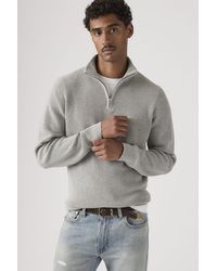 Levi's - Housemark Quarter Zip Sweater - Lyst