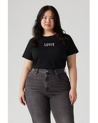 Levi's - T Shirt Con Logo Perfect (Taglie Forti) - Lyst