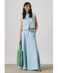 Levi's - Collarless Shrunken '90S Lightweight Trucker Vest - Lyst