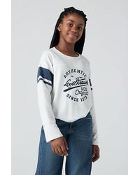 Levi's - T Shirt Universitaria A Maniche Lunghe Per Adolescenti - Lyst