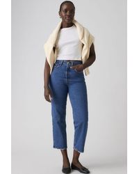 Levi's - Ribcage Straight Ankle Jeans - Lyst