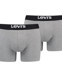 Levi's - Solid Boxer Briefs 2 Pack - Lyst