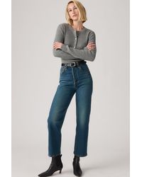 Levi's - Ribcage Straight Ankle Lightweight Jeans - Lyst