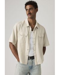 Levi's - Short Sleeve Boxy Western Lightweight Shirt - Lyst