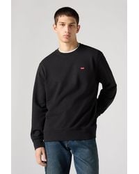 Levi's - Sweat shirt Original Housemark (Grandes tailles) Noir - Lyst