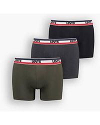 Levi's - Boxer Parigamba Con Logo Confezione Da 3 - Lyst