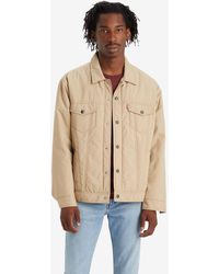 Levi's - Relaxed Fit Padded Trucker Jacket - Lyst