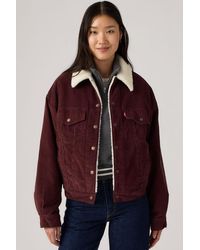 Levi's - Corduroy '90S Sherpa Trucker Jacket - Lyst