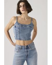 Levi's - Jadine Denim Cami Tank - Lyst