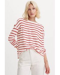 Levi's - T Shirt Margot A Manica Lunga - Lyst