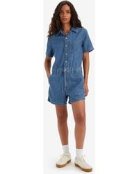 Levi's - Combishort manches courtes heritage - Lyst