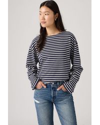 Levi's - Esme Relaxed Long Sleeve Top - Lyst