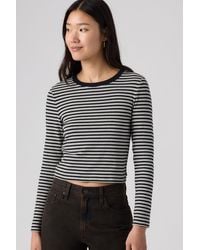 Levi's - Essential Baby T Shirt Met Lange Mouwen - Lyst
