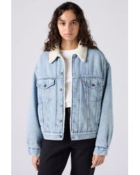 Levi's - Veste Trucker Sherpa '90 - Lyst